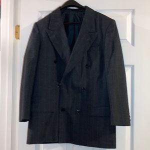 EUC Big Boys Sz20/M34 Wool Blend Stanley-Blacker Dk Grey Suit JACKET